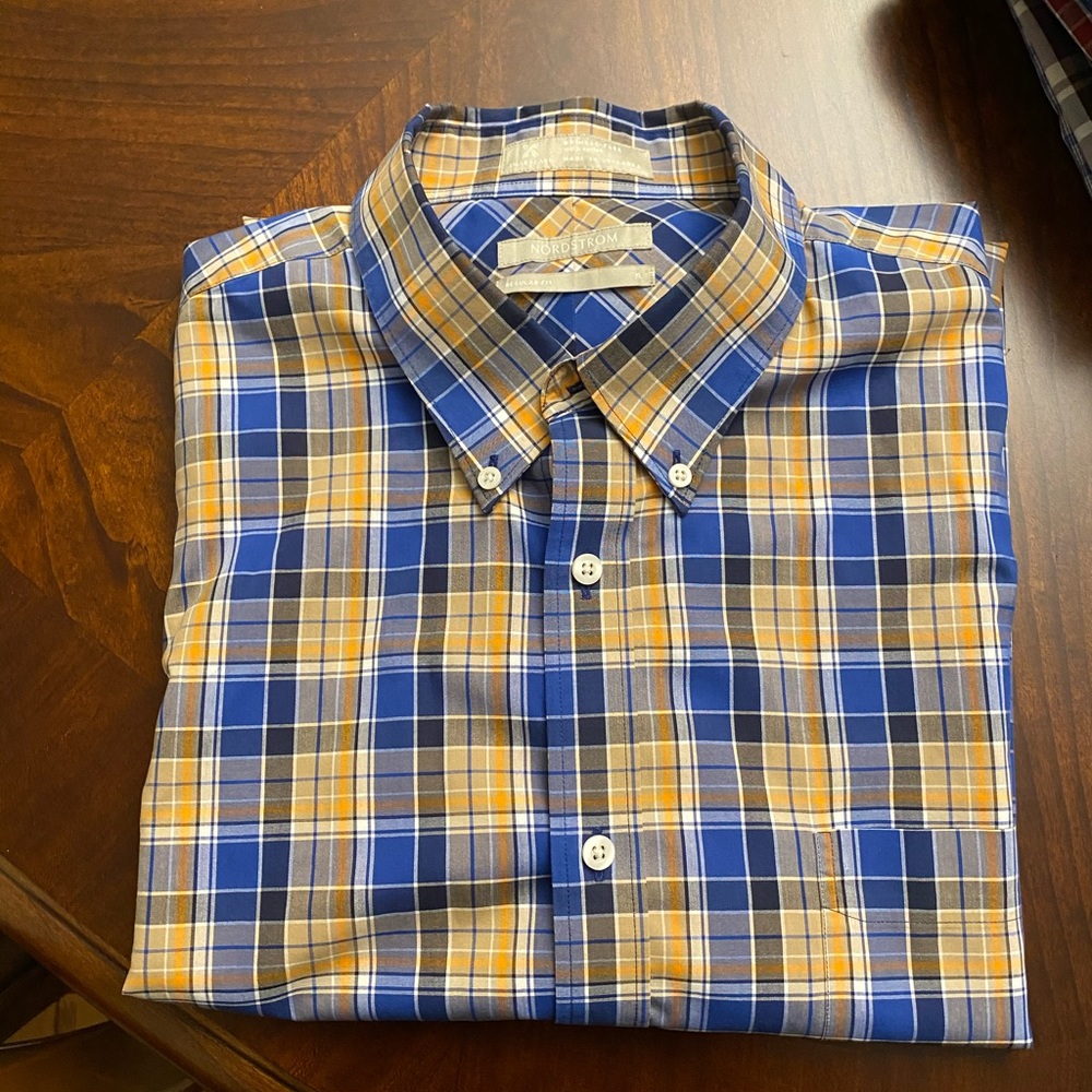 Nordstrom Smartcare™ Wrinkle Free Short Sleeve